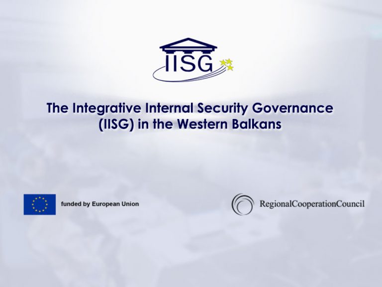 IISG Regional Working Group Meetings, 8 – 10 June 2022, Podgorica